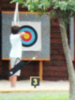 Actividad de tiro con arco en Parque Europa de Torrejón de Ardoz